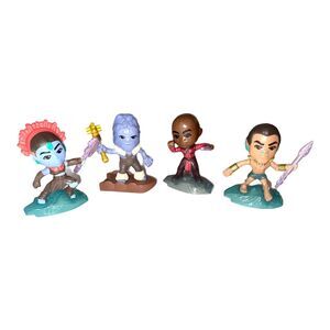 2022 Marvel Wakanda McDonalds Happy Meal Toys - Namor, Okoye, Namora, Thor